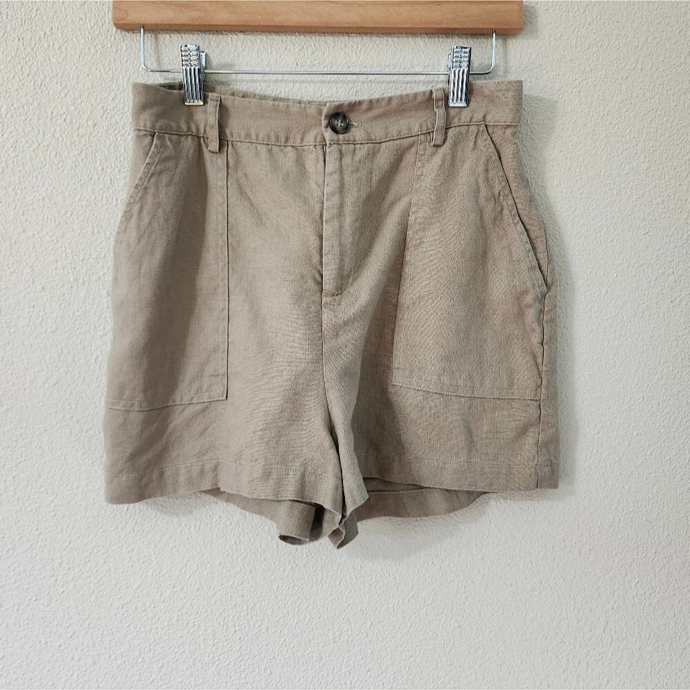 Reformation Sterling 100% Linen Shorts Size 4